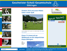 Tablet Screenshot of gsg-goettingen.de